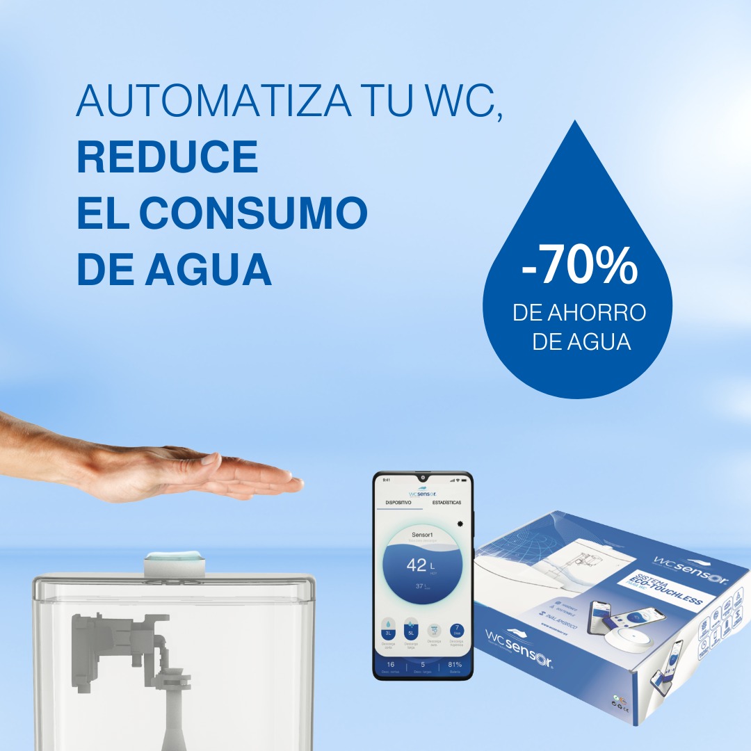 En este momento estás viendo WCSENSOR presenta su dispositivo ‘Eco-Touchless’ para el ahorro del agua en el WC